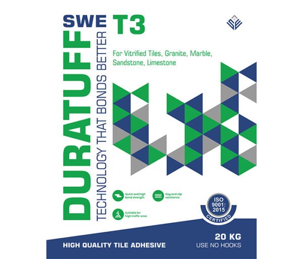 SWE Duratuff Tile & Stone Adhesive - T3 GREY & WHITE
