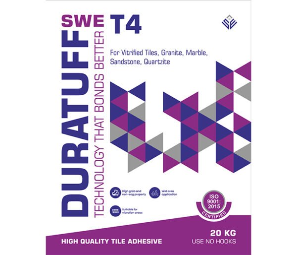 SWE Duratuff Tile & Stone Adhesive - T4 GREY & WHITE