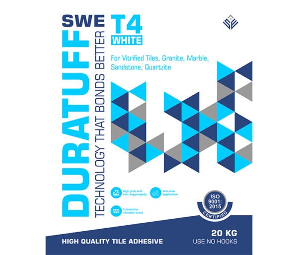 SWE Duratuff Tile & Stone Adhesive - T4 GREY & WHITE