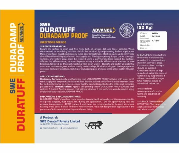 SWE Duratuff Duradamp Proof Advance